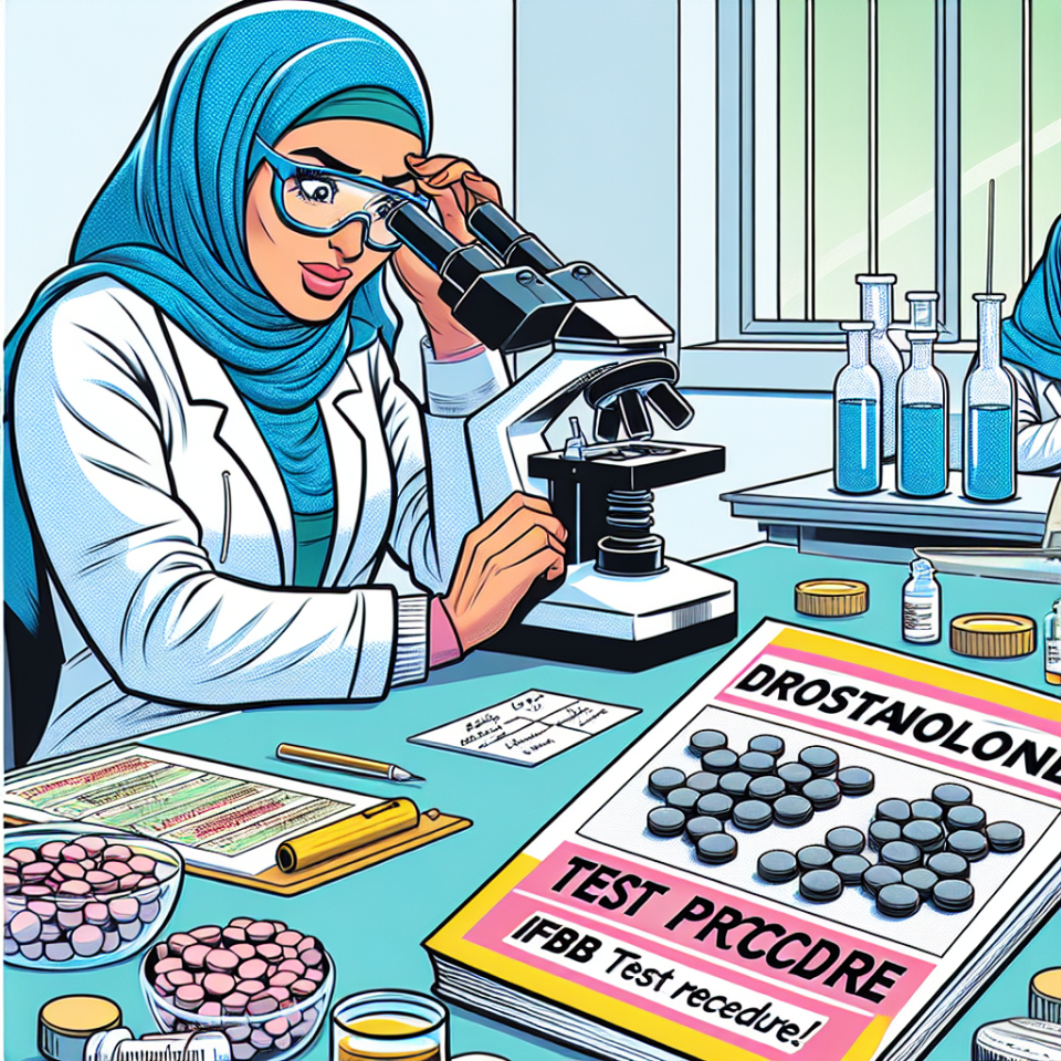 Drostanolone comprimes et compétitions IFBB : comment se déroulent les tests ?