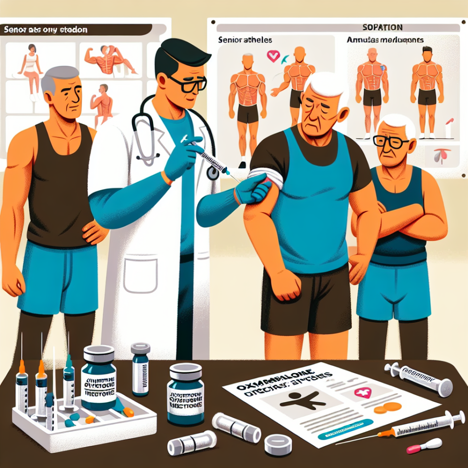Injection d'oxymétholone chez les athlètes seniors : précautions.