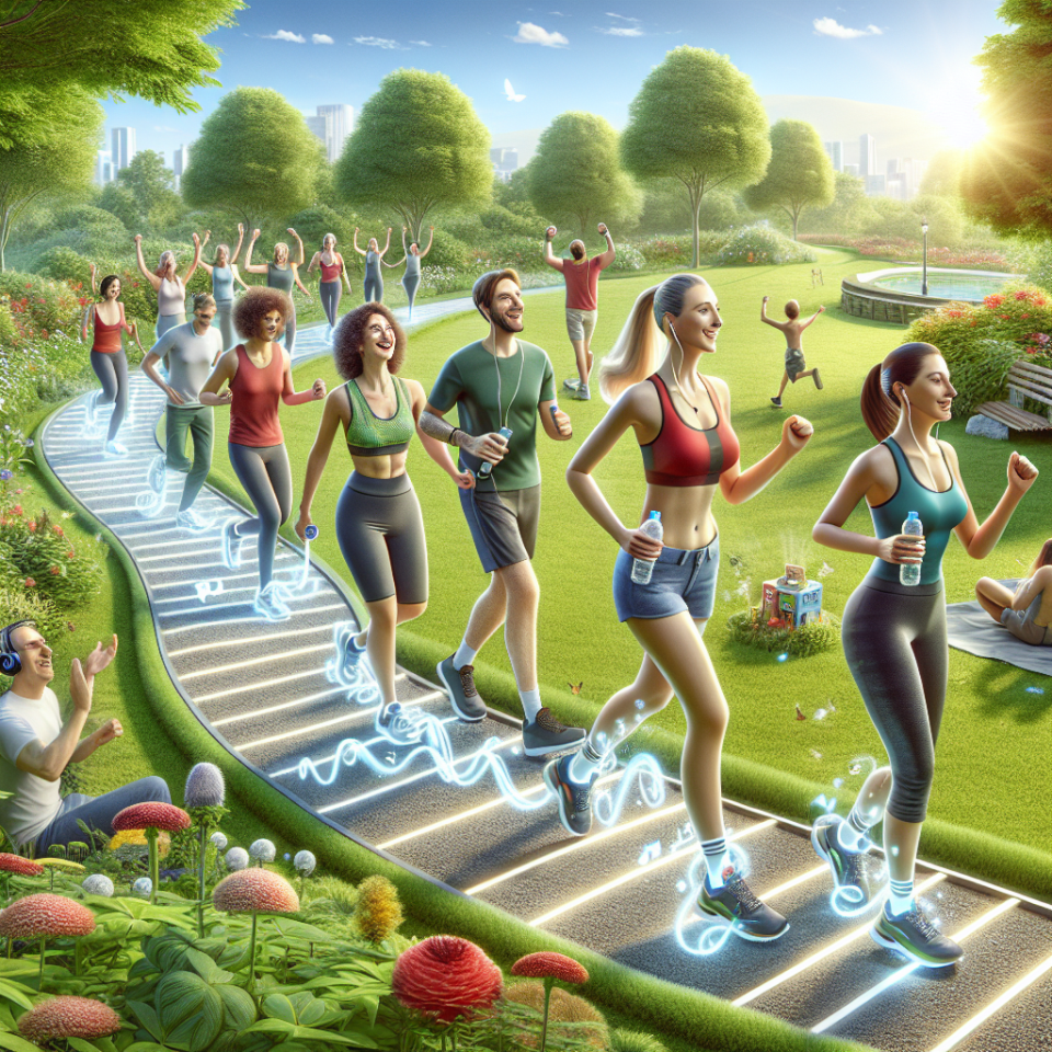 Marche pour la perte de poids et l'augmentation du potentiel énergétique