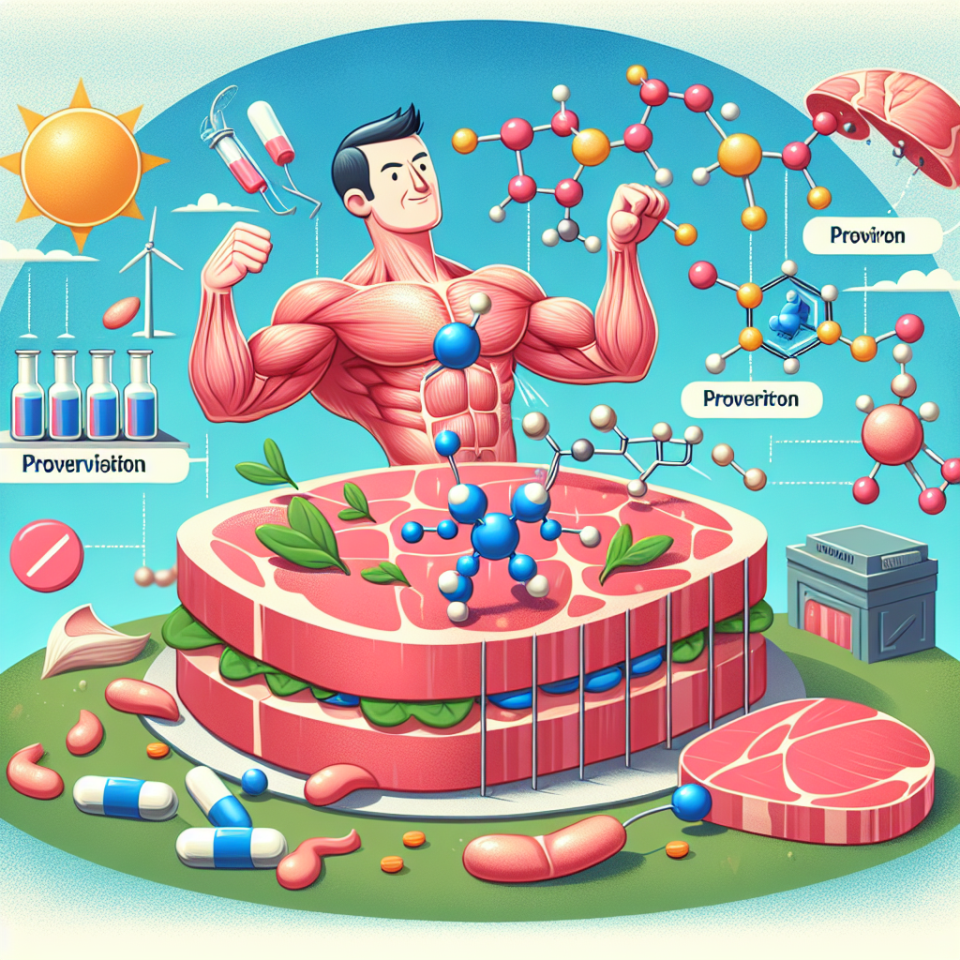 Proviron et perfusion sur la synthèse des protéines dans les viandes