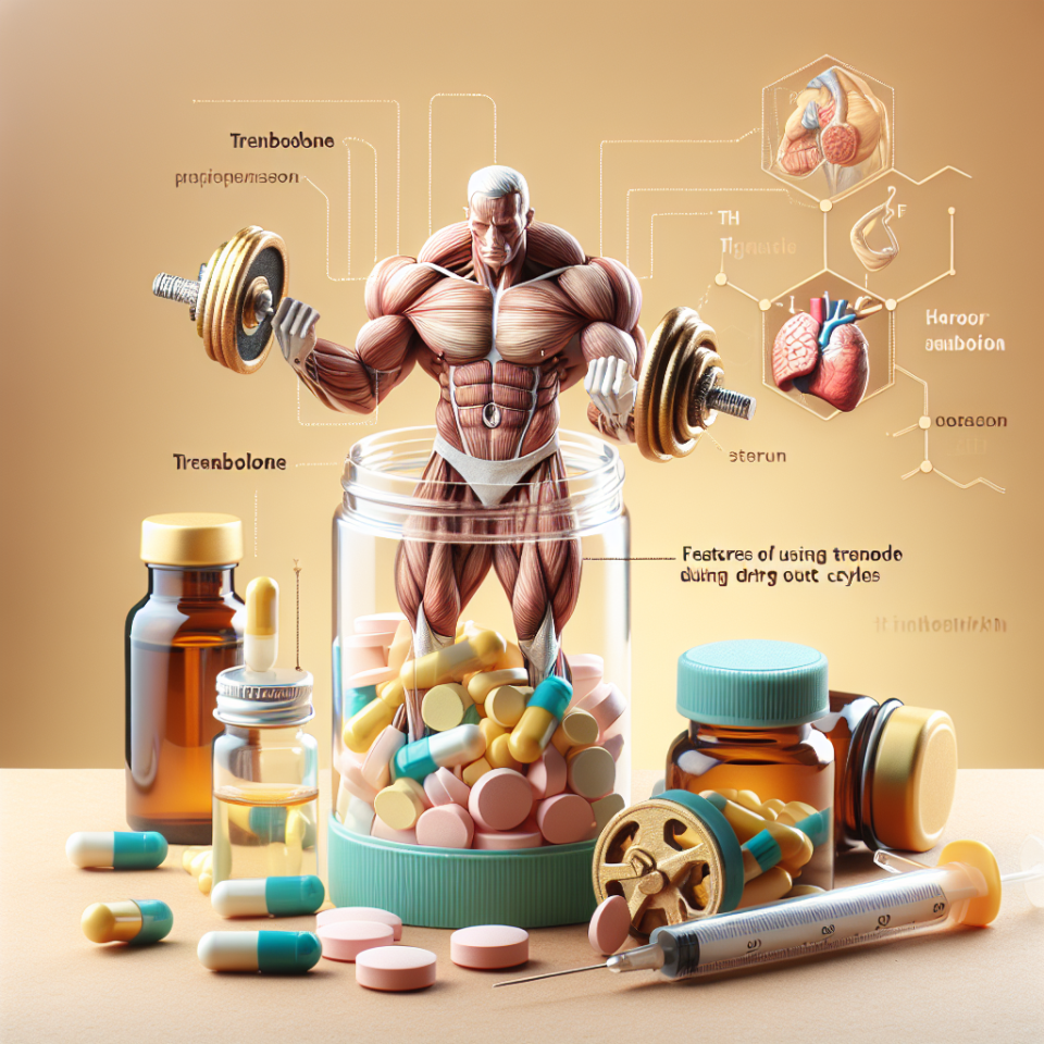 Caractéristiques de l'utilisation du trenbolone lors des cycles de « sèchement »
