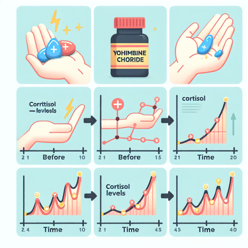 Influence du chlore de yohimbine sur le taux de cortisol