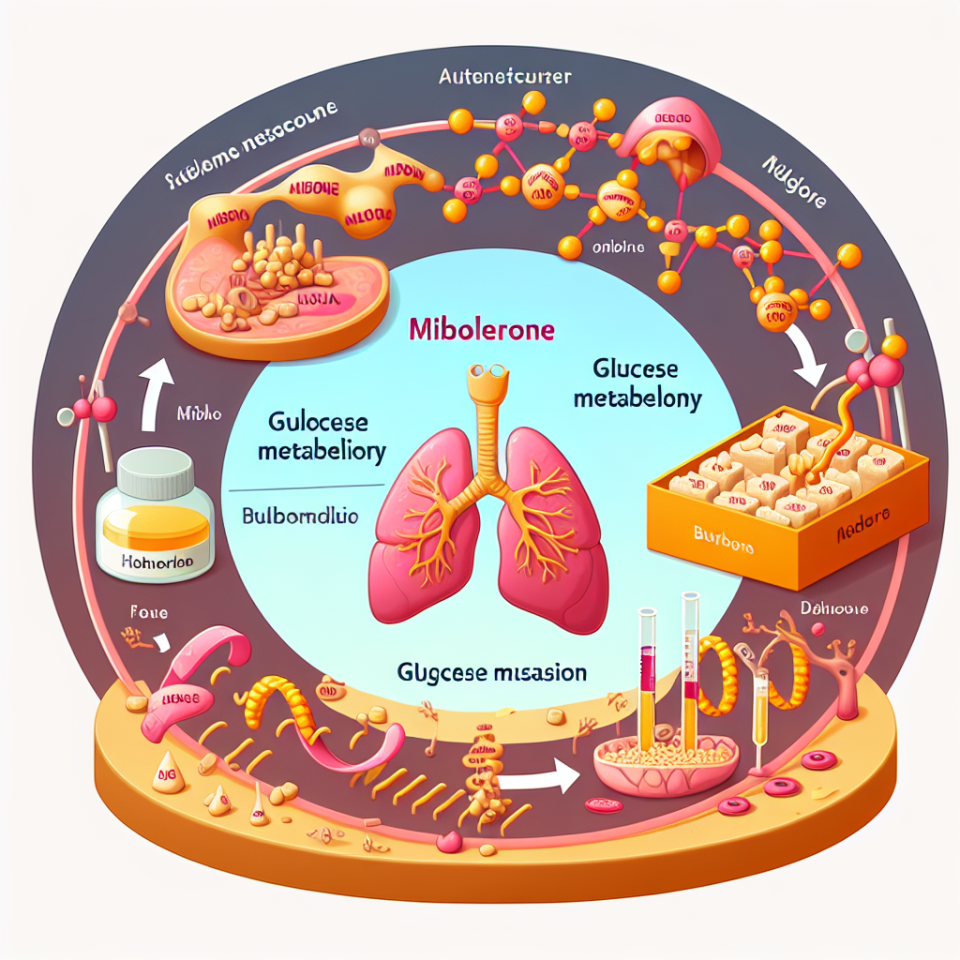 Comment la Mibolérone modifie le métabolisme du glucose